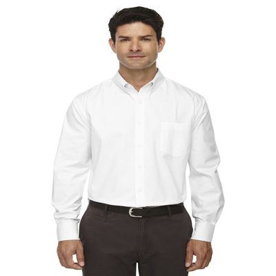 Ash City - Core 365 Men's Operate Long-Sleeve Twill Shirt XL WHITE