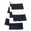 Sportsman - Rugby Striped Knit Scarf - SP02 - Navy/White view 1