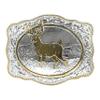 Nocona Men's Crumrine Shiny Deer Buckle, Multi/Color, One Size view 1