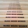 Burd Wood Works Hickory Lacrosse Attack Shaft view 3