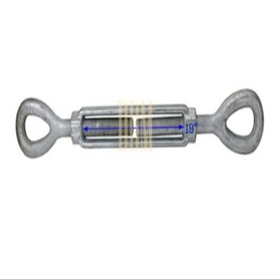 7/8 x 18" Turnbuckle Eye Eye Galvanized Steel 7200 LBS Marine Boat Shade Sail