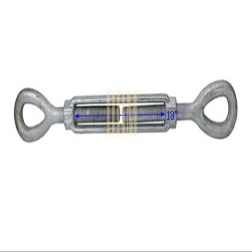7/8 x 18" Turnbuckle Eye Eye Galvanized Steel 7200 LBS Marine Boat Shade Sail