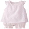 Absorba Baby-Girls Newborn Love Skirted Short Set, Pink Dot, 0-3 Months view 1