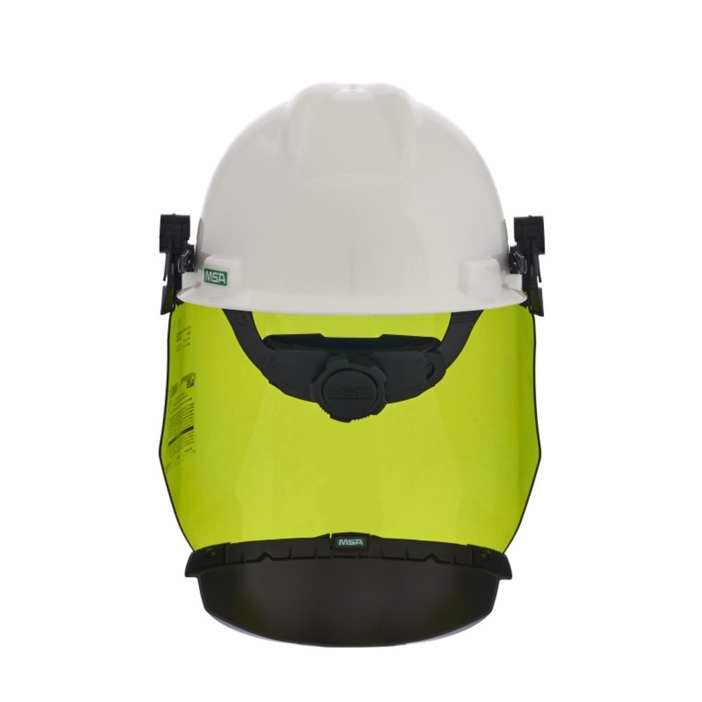 MSA 10118696 V-Gard Accessory System Arc Protection Kit, Includes: White V-Gard Cap, V-Gard Frame w/Debris Control, Arc Nitrometer, and Standard Chin Protector