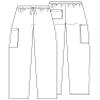 Adar Universal Unisex Scrubs - Drawstring Tapered Leg Scrub Pants - 504 - Purple - XL view 2