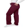 Adar Universal Unisex Scrubs - Drawstring Tapered Leg Scrub Pants - 504 - Burgundy - XXS view 3