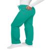 Adar Uniforms, Universal Unisex Scrubs - Drawstring Tapered Leg Scrub Pants - 504 - Surgical Green - M view 3