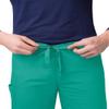 Adar Uniforms, Universal Unisex Scrubs - Drawstring Tapered Leg Scrub Pants - 504 - Surgical Green - M view 4