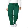 Adar Universal Unisex Scrubs - Drawstring Tapered Leg Scrub Pants - 504 - Hunter Green - M view 4