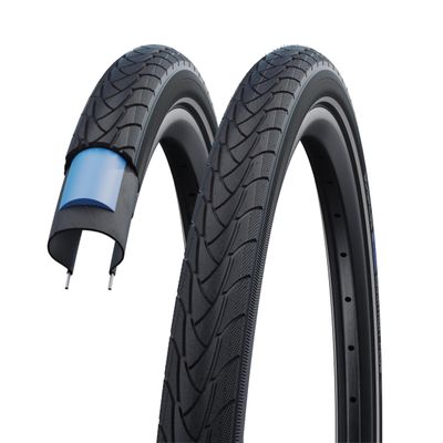 Schwalbe Unisex Adulto Marathon Plus Rigide Pneumatico per bicicletta, Nero, 26 x 1-5/8 Inch