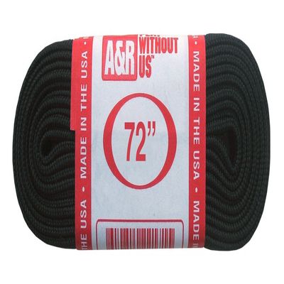 A&R Sports Figure Skate Laces, Black, 112-Inch