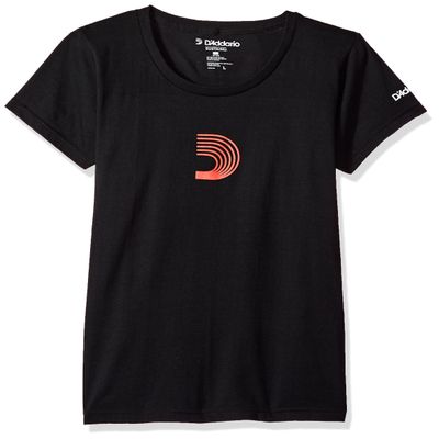 D'Addario DF91WS "D-Mark" Women's T-Shirt - Black - Small