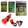 ToolUSA 4 Piece Emergency Outdoor Survival Kit | Includes 6' X 7' Tent with Nylon Tie Downs | 84" X 36" Reflective Sleeping Bag | 50" X 79" Blanket | 6-in-1 Multi Tool Whistle view 1