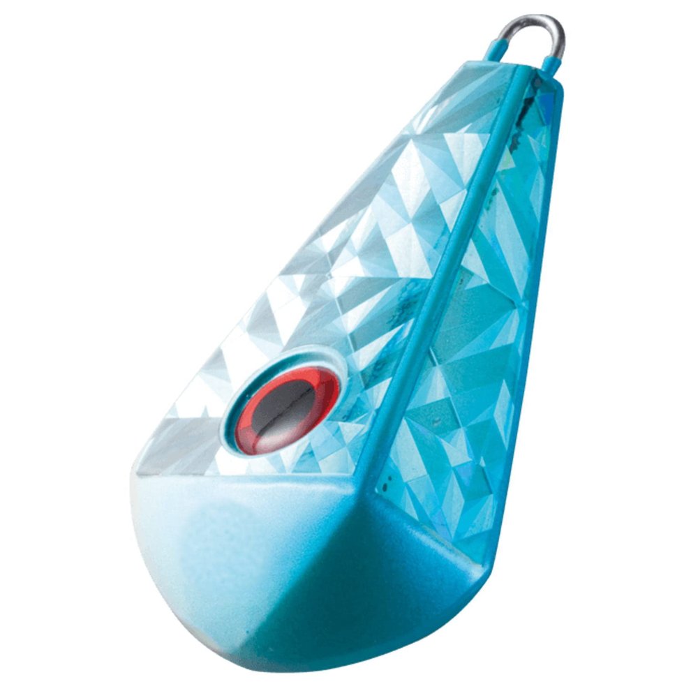 Hayabusa Eyeball Fishing Sinker, Rudder Type, No. 50-4, Blue Pearl