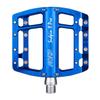 NC-17 Sudpin II Pro Aluminium Platform Pedals Cycling Pedals MTB/Mountain Bike/BMX Pedal Two Ball Bearings + Cr-Mo Axle/Includes Zpins, Pedalen Sudpin II Pro, Blue view 2