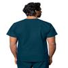 Adar Uniforms Universal Unisex Scrubs - V-Neck Tunic Top - 601 - Caribbean Blue - XL view 2