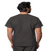 Adar Uniforms, Universal Unisex Scrubs - V-Neck Tunic Scrub Top - 601 - Pewter - 4X view 2