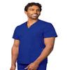 Adar Uniforms Universal Unisex Scrubs - V-Neck Tunic Top - 601 - Royal Blue - 5X view 1