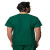 Adar Uniforms Universal Unisex Scrubs - V-Neck Tunic Top - 601 - Hunter Green - XL view 2
