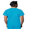 Adar Universal Unisex Scrubs - V-Neck Tunic Scrub Top - 601 - Turquoise - L view 2