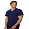 Adar Uniforms Universal Unisex Scrubs - V-Neck Tunic Top - 601 - Navy - 4X view 1