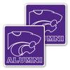 Kansas State University - Window Decal (Set of 2) - Alumni view 1
