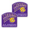 Western Illinois University - Window Decal (Set of 2) - Alumni view 1