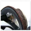 Steampunk goggles - honeycomb brass wing spikes view 4