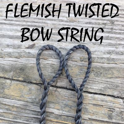 66" Custom Flemish-Twisted Bow String! Perfect for Longbow/Recurve! B50 Dacron!
