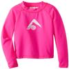 Kanu Surf Girl's Keri UPF 50+ Long Sleeve Rashguard, Neon Pink, Medium (10) view 1