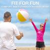 Kanu Surf Girl's Keri UPF 50+ Long Sleeve Rashguard, Neon Pink, Medium (10) view 3