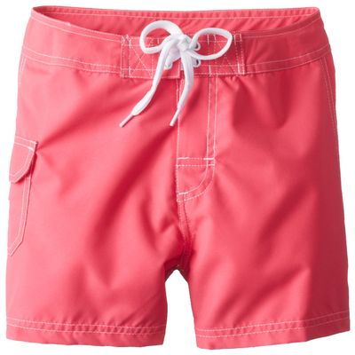 Kanu Surf Big Girls Sassy UPF 50+ Quick Dry Beach Coverup Boardshort, Sassy Pink Solid, Medium (8/10)