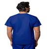 Adar Universal Unisex Scrubs - V-Neck Tunic Scrub Top - 601 - Royal Blue - XL view 2
