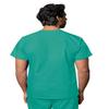 Adar Universal Unisex Scrubs - V-Neck Tunic Scrub Top - 601 - Surgical Green - 3X view 2