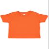 RABBIT SKINS Toddler 100% Cotton Jersey Short Sleeve Tee (Orange, 7 Toddler) view 2