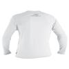 O'Neill Mens Basic Skins Long Sleeve Sun Shirt, UPF 50+ Sun and Rash Protection for Surfing and All Outdoor Activities, White, Small view 4
