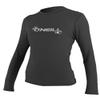 O'NEILL Womens Basic Skins Upf 50+ Long Sleeve Sun Shirt Rash Guards, Black, Large US view 1