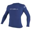 O'Neill Wetsuits Men's Basic Skins 50+ L/S Rash Guard, Pacific, S view 1
