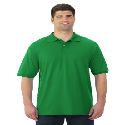 Adult 5.6 oz. SpotShield Jersey Polo - Kelly - 3XL