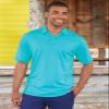 Adult 5.6 oz. SpotShield Jersey Polo - Kelly - 3XL view 3