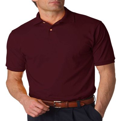 Jerzees Adult 5.6 oz. SpotShield Jersey Polo 3XL MAROON