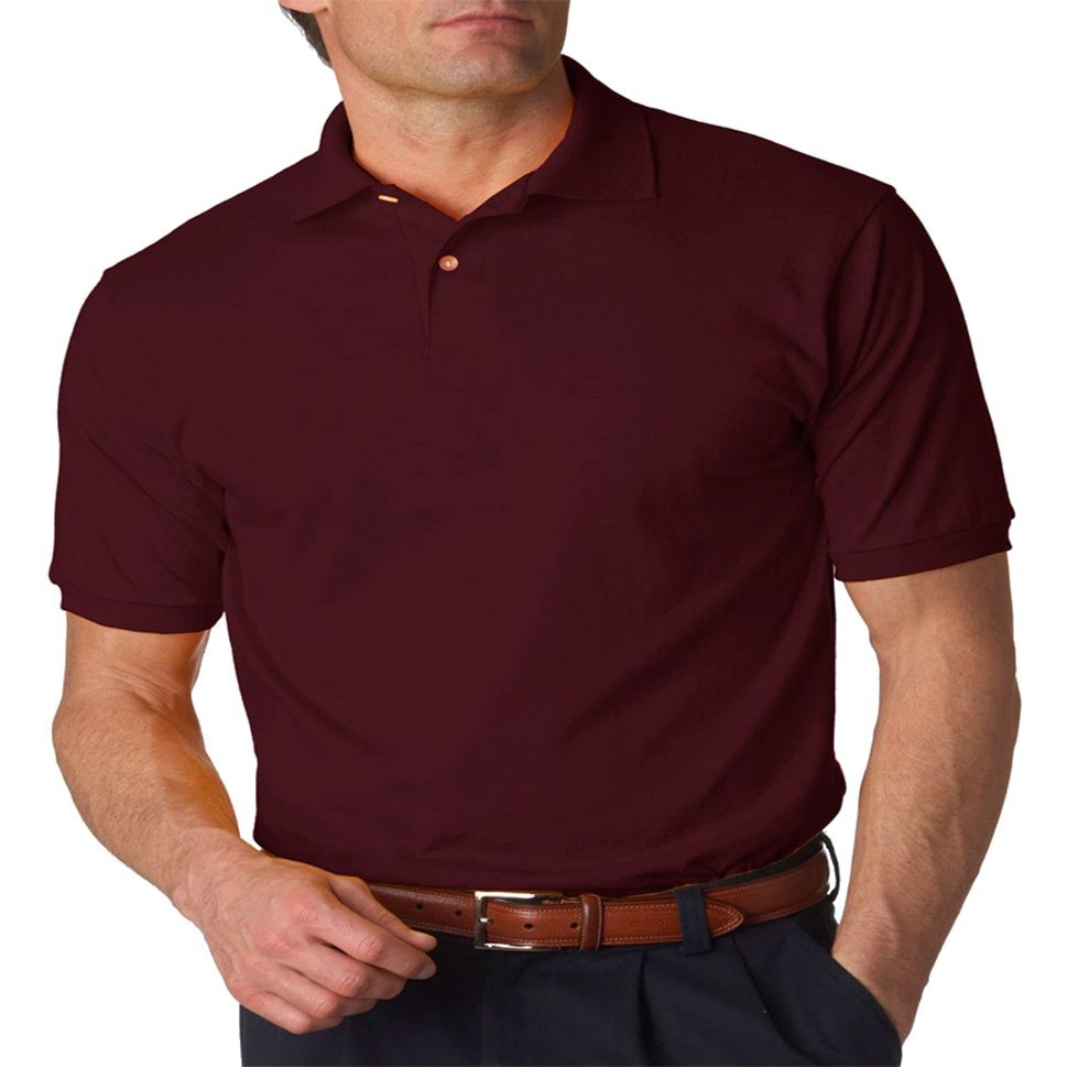 Jerzees Adult 5.6 oz. SpotShield Jersey Polo 3XL MAROON