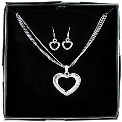 DDI 1225703 Heart plus Soul Necklace and Earring Set Case Of 36