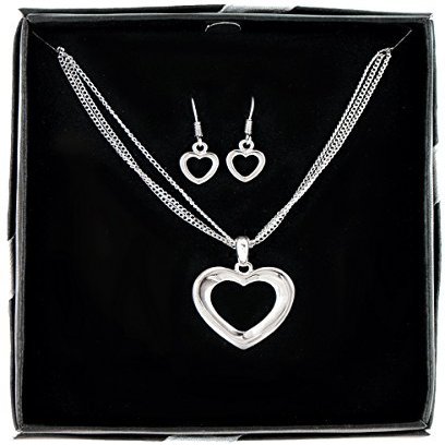 DDI 1225703 Heart plus Soul Necklace and Earring Set Case Of 36