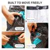 Kanu Surf Boys' Reflection Quick Dry UPF 50+ Beach Swim Trunk, YOLO Black, 8 view 3