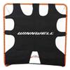 Winnwell Shooting Target Lacrosse Net - Shooting Practice Targeting Tutor, Rebounder & Trainer Tarp, Indoor & Outdoor Goalie Practice Equipment for Shot Accuracy (Black, 72") view 1