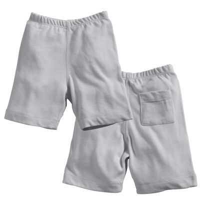 Babysoy Baby Soft Shorts, Cloud, 3-6 Months