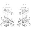 SHIMANO FH-M629 Left Hand Lock nut Unit view 2