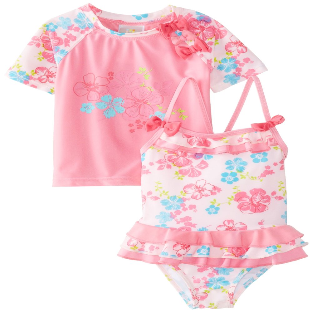 Disney Absorba Baby Girls' Swim Set, Pink, 24 Months
