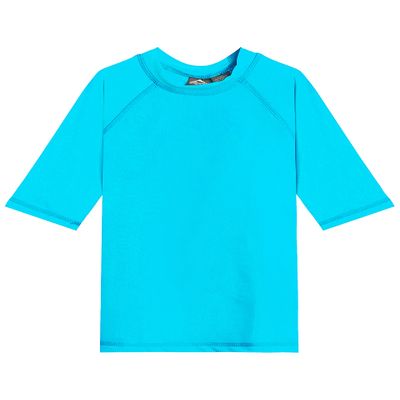 Kanu Surf Big Boys' Fiji UPF 50+ Sun Protective Rashguard, Aqua, X-Small (6)